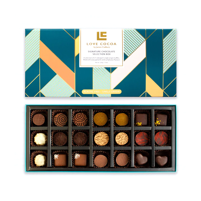 Love Cocoa, Love Cocoa The Signature Chocolate Truffle Selection Box, Redber Coffee