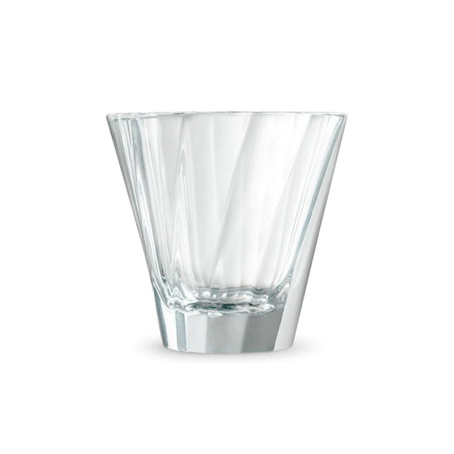 Loveramics, Loveramics Urban Glass Twisted Cappuccino Glass 180ml - Clear, Redber Coffee