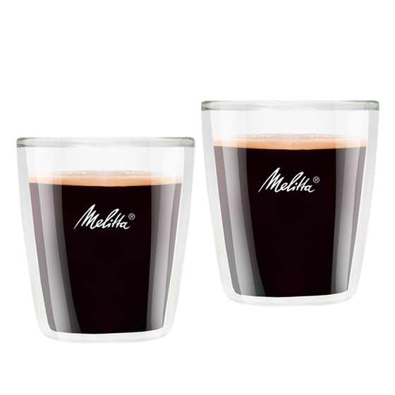 Melitta, Melitta Espresso Coffee Glasses Double Walled Set of 2 pcs, 0.08L, Redber Coffee