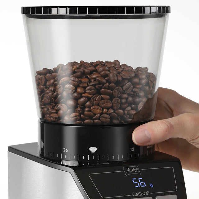 Melitta, Melitta Calibra Burr Grinder with Integrated Scale 6766579, Redber Coffee