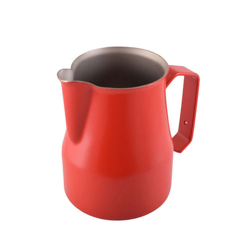 Redber, Motta Teflon Foaming Jug 350ml / 12oz. - Red, Redber Coffee