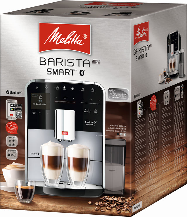 Melitta, Melitta Barista TS Smart® Bean to Cup Coffee Machine - Stainless Steel, Redber Coffee