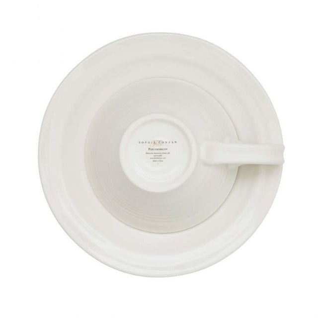 Sophie Conran, Sophie Conran Tea Cup & Saucer - White, Redber Coffee