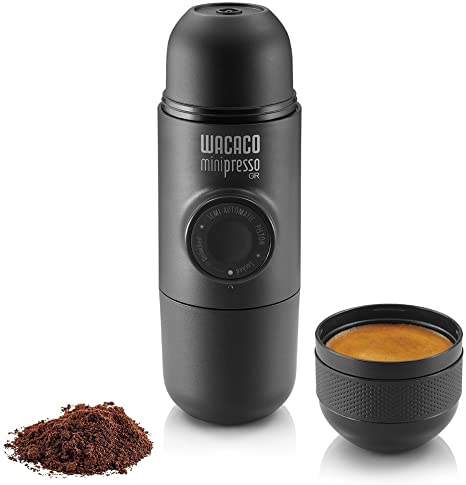 Wacaco, Wacaco Minipresso GR Portable Espresso Machine with Free Coffee, Redber Coffee