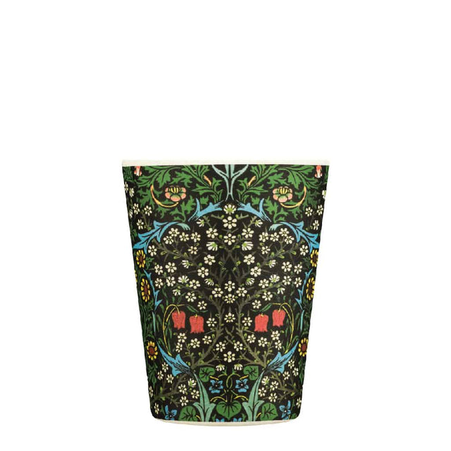 Ecoffee, Ecoffee Cup Reusable William Morris Bamboo Travel Cup 0.34l / 12 oz. - Blackthorn, Redber Coffee