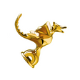 Alessi, Gold Alessi Prehistoric Reptilian Whistle (9093), Redber Coffee