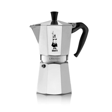 Bialetti, Bialetti Moka Express Aluminium Stovetop Coffee Maker (9 Cup), Redber Coffee