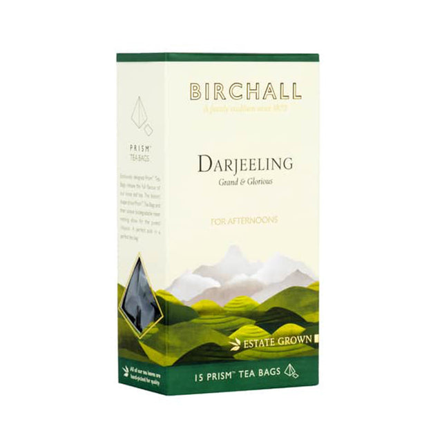 Birchall, Birchall Plant-Based Prism Tea Bags 15pcs - Darjeeling, Redber Coffee