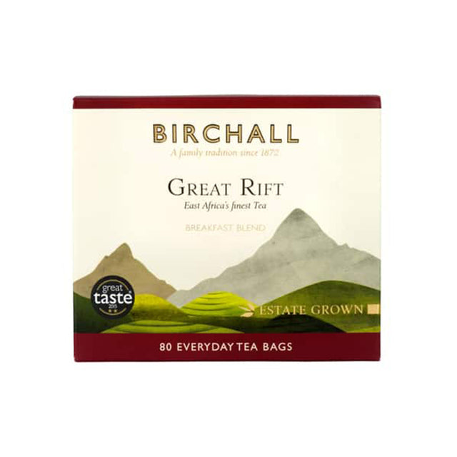 Birchall, Birchall Plant-based Everyday Tea Bags 80pcs - Great Rift Breakfast Blend, Redber Coffee