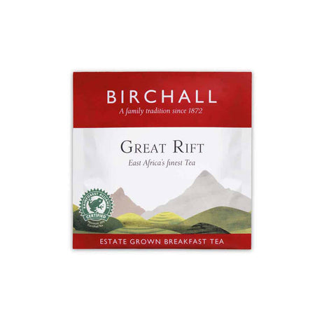 Birchall, Birchall Enveloped Prism Tea Bags 200pcs - Great Rift Breakfast Blend, Redber Coffee