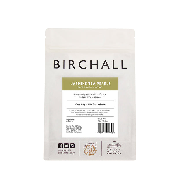 Birchall, Birchall Loose Leaf Tea 75g - Jasmine Tea Pearls, Redber Coffee