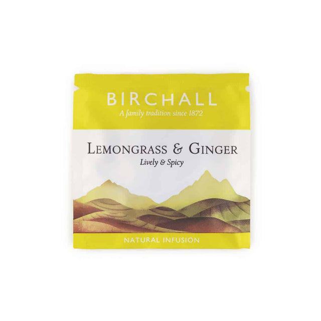 Birchall, Birchall Enveloped Prism Tea Bags 200pcs - Lemongrass & Ginger, Redber Coffee