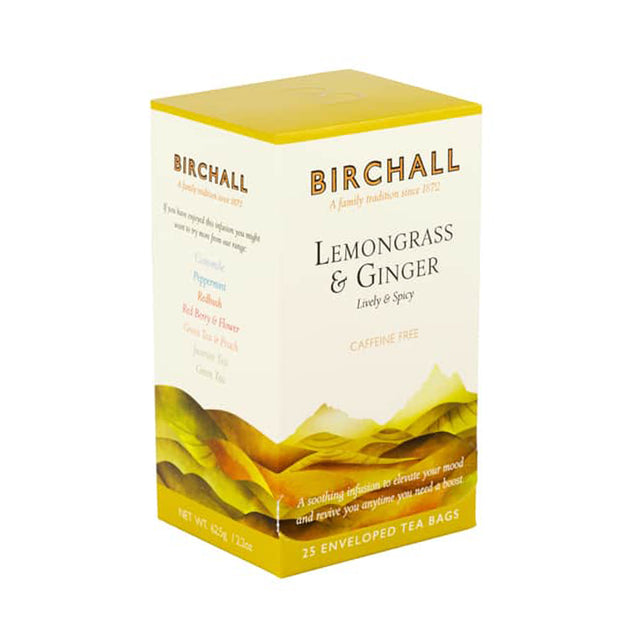 Birchall, Birchall Enveloped Tea Bags 25pcs - Lemongrass & Ginger, Redber Coffee