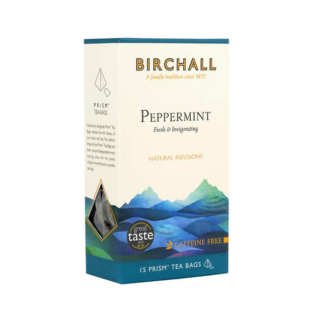 Birchall, Birchall Plant-Based Prism Tea Bags 15pcs - Peppermint, Redber Coffee