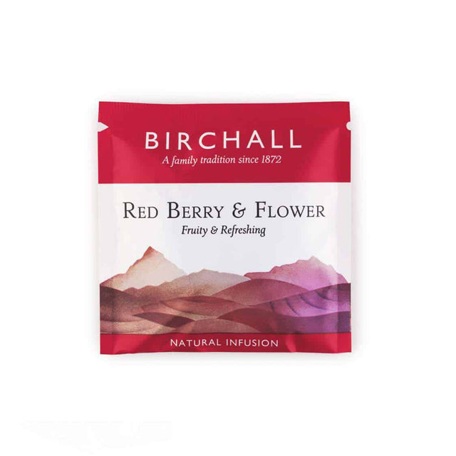 Birchall, Birchall Enveloped Prism Tea Bags 200pcs - Red Berry & Flower, Redber Coffee