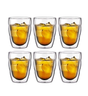 Bodum, Bodum Pilatus Double Wall Glasses, 0.25L, Set of 6 - 10484-10-12, Redber Coffee