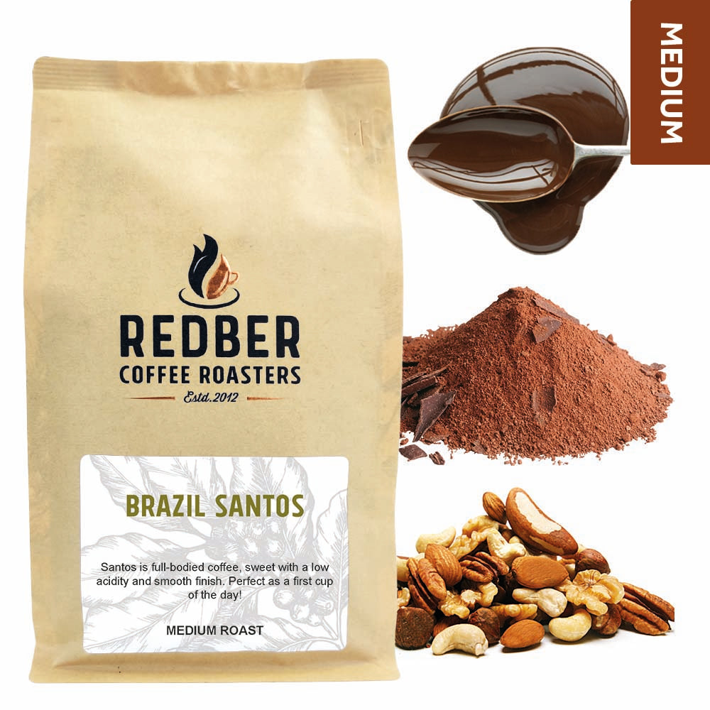 Redber, BRAZIL SANTOS - Medium Roast Coffee, Redber Coffee