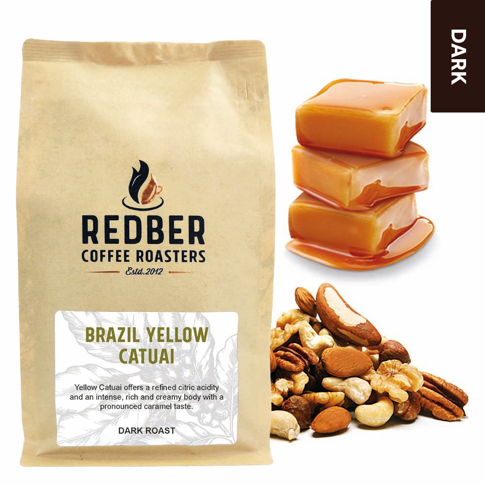 Redber, BRAZIL IPANEMA YELLOW CATUAI - Dark Roast Coffee, Redber Coffee