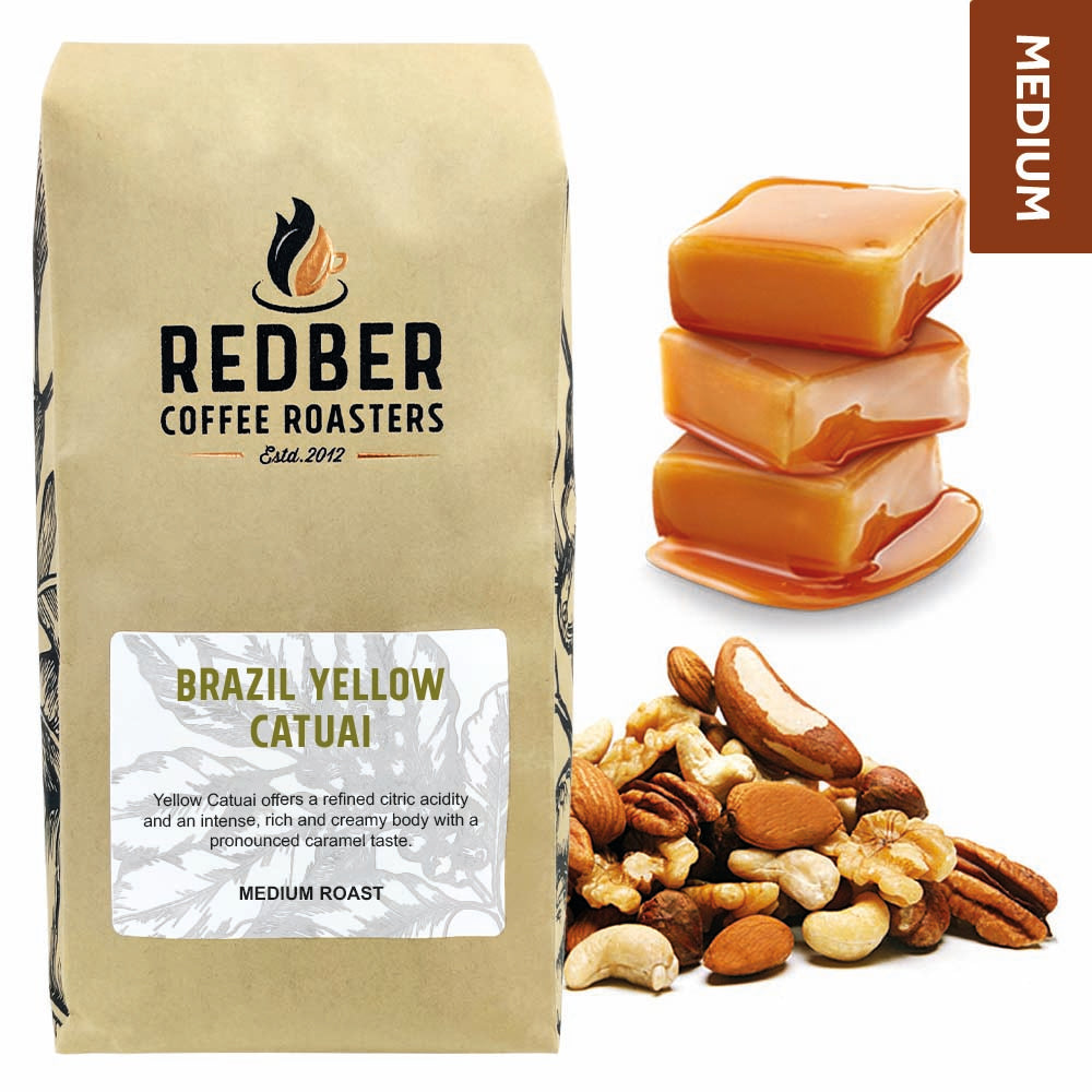 Redber, BRAZIL IPANEMA YELLOW CATUAI - Medium Roast Coffee, Redber Coffee