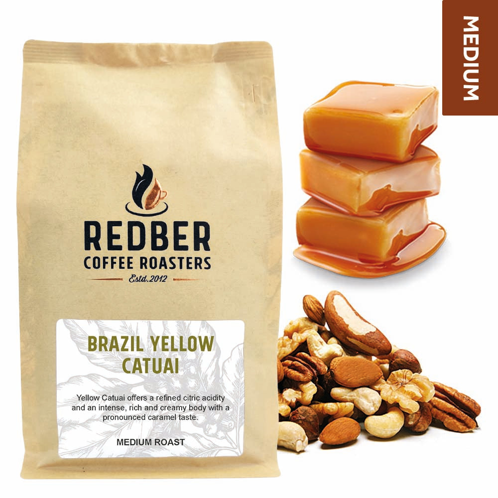 Redber, BRAZIL IPANEMA YELLOW CATUAI - Medium Roast Coffee, Redber Coffee