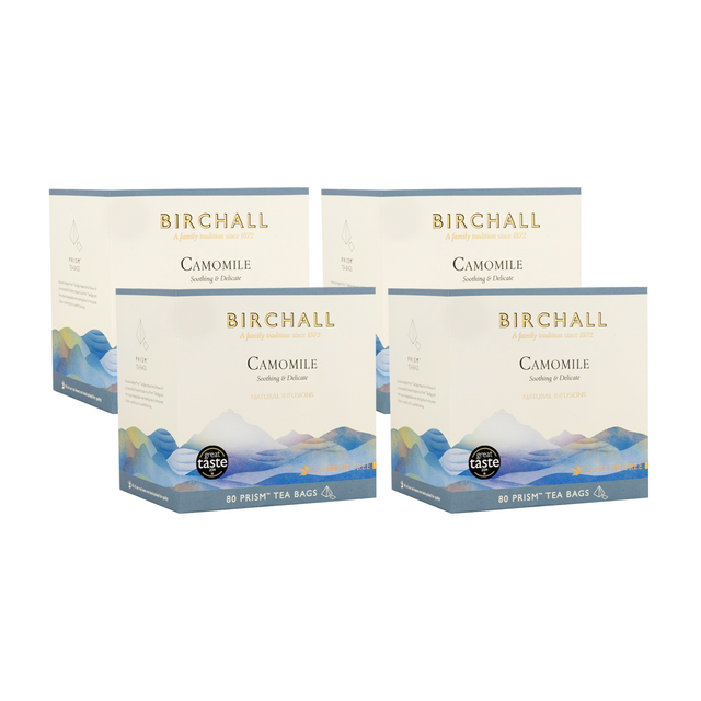 Birchall, Birchall Plant-Based Prism Tea Bags 80pcs - Camomile, Redber Coffee