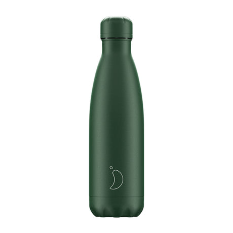 Chilly's, Chilly's Vacuum Insulated Stainless Steel 500ml Drinking Bottle  - Matte All Green, Redber Coffee