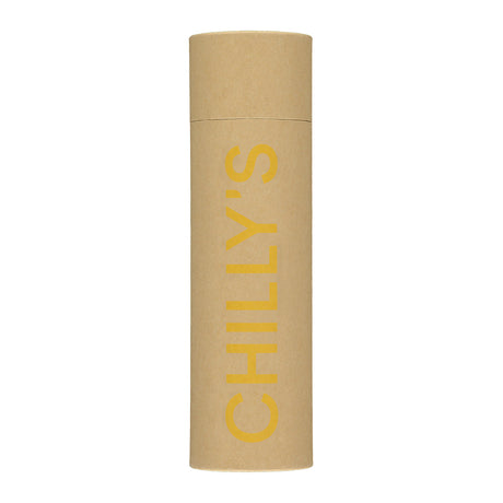 Chilly's, Chilly's Vacuum Insulated Stainless Steel 500ml Drinking Bottle  - Matte All Burnt Yellow, Redber Coffee