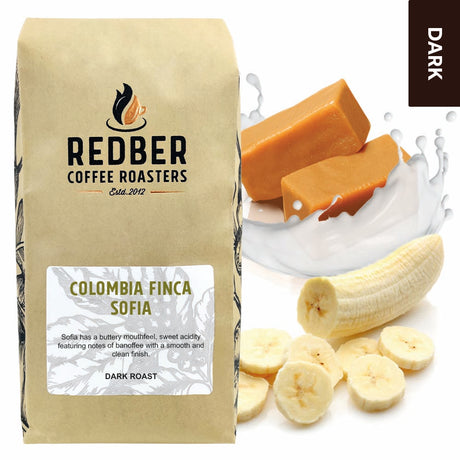 Redber, COLOMBIA FINCA SOFIA - Dark Roast Coffee, Redber Coffee