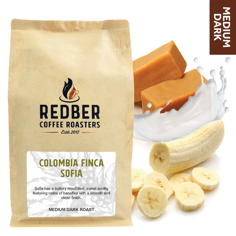 Redber, COLOMBIA FINCA SOFIA - Medium-Dark Roast Coffee, Redber Coffee