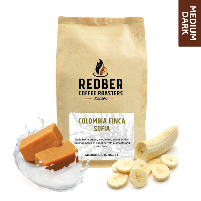 Redber, COLOMBIA FINCA SOFIA - Medium-Dark Roast Coffee, Redber Coffee