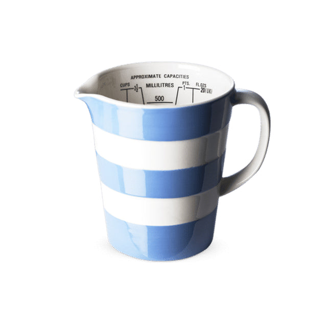 Cornishware, Cornishware Cornish Graduated Jug - 56cl/20oz - Blue, Redber Coffee