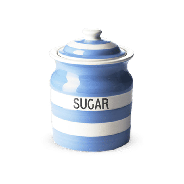 Cornishware, Cornishware Cornish Sugar Storage Jar - Blue, Redber Coffee