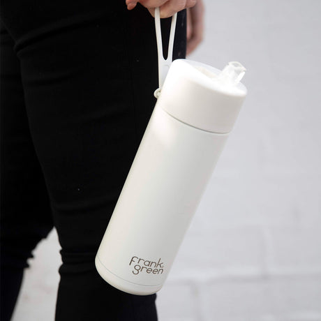 Frank Green, Frank Green 20oz/595ml Ceramic Reusable Bottle - Cloud, Redber Coffee