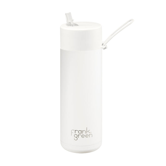 Frank Green, Frank Green 20oz/595ml Ceramic Reusable Bottle - Cloud, Redber Coffee