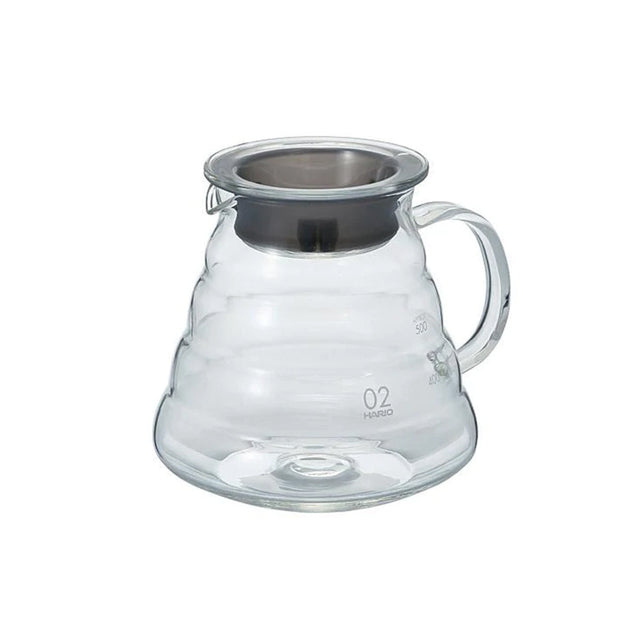 Hario, Hario V60 Glass Range Coffee Server 600ml - Clear, Redber Coffee