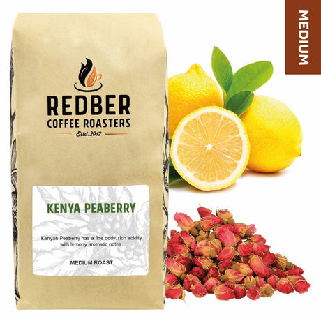 Redber, KENYA PEABERRY - Medium Roast Coffee, Redber Coffee