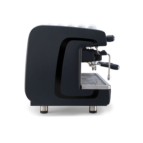 La Cimbali M26 SE espresso machine, ideal for cafés and restaurants. Features Italian craftsmanship, ThermoDrive Technology for consistent temperature control, and energy-saving mode. Available in sleek black and white finishes for reliable, barista-quality coffee service.