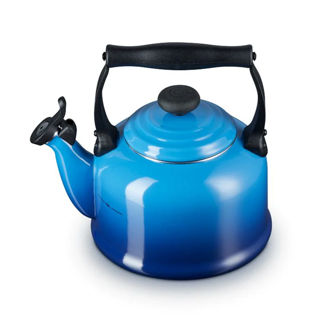 Le Creuset, Le Creuset Stoneware Traditional Kettle - Azure Blue, Redber Coffee