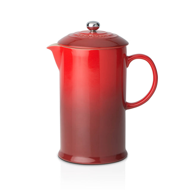 Le Creuset, Le Creuset Stoneware Cafetiere - Cerise, Redber Coffee