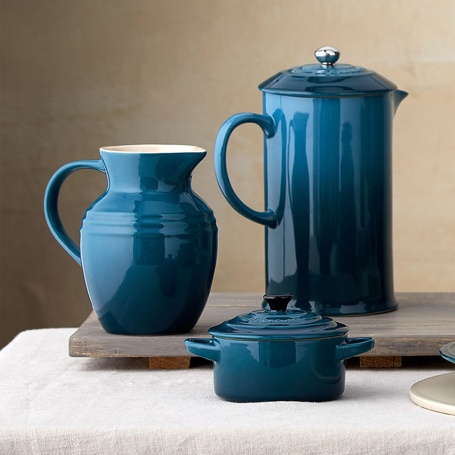 Le Creuset, Le Creuset Stoneware Small Jug - Deep Teal, Redber Coffee