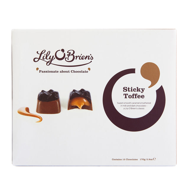 Lily O'Brien's, Lily O'Brien's Sticky Toffee Collection Box 170g, Redber Coffee