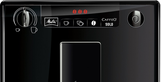 Melitta, Melitta Solo Caffeo Bean to Cup Coffee Machine (Pure Black), Redber Coffee