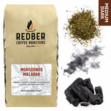 Redber, MONSOONED MALABAR AA - Medium-Dark Roast Coffee, Redber Coffee