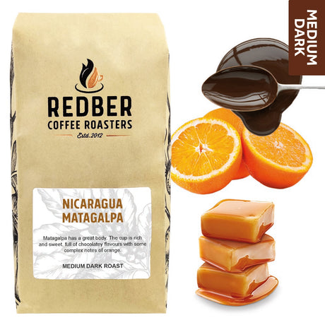 Redber, NICARAGUA MATAGALPA - Medium-Dark Roast Coffee, Redber Coffee