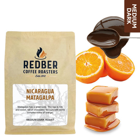 Redber, NICARAGUA MATAGALPA - Medium-Dark Roast Coffee, Redber Coffee