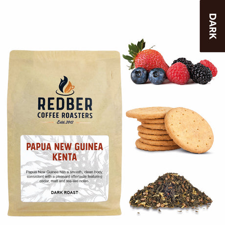 Redber, PAPUA NEW GUINEA KENTA - Dark Roast Coffee, Redber Coffee