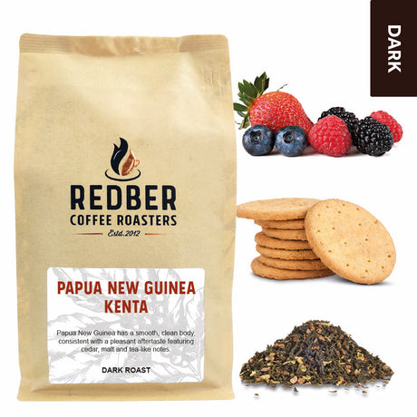 Redber, PAPUA NEW GUINEA KENTA - Dark Roast Coffee, Redber Coffee