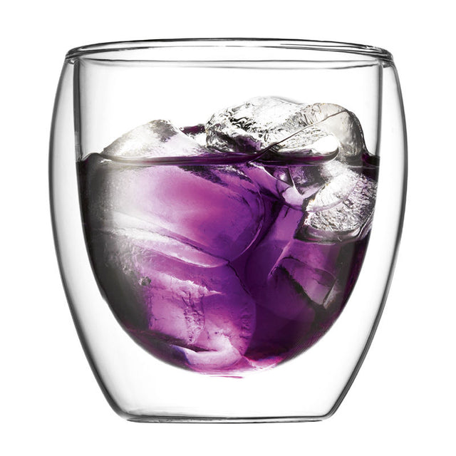 Bodum, Bodum Pavina Double Wall Glasses, 0.25L, Set of 6 - 4558-10-12, Redber Coffee