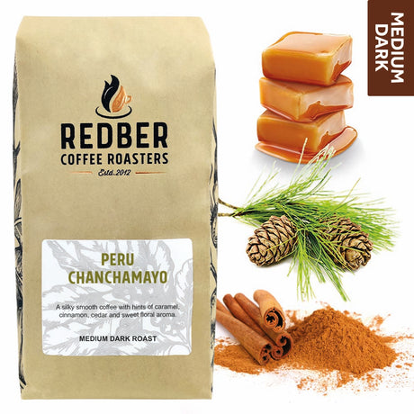 Redber, PERU CHANCHAMAYO - Medium-Dark Roast Coffee, Redber Coffee