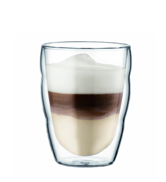 Bodum, Bodum Pilatus Double Wall Glasses, 0.25L, Set of 6 - 10484-10-12, Redber Coffee